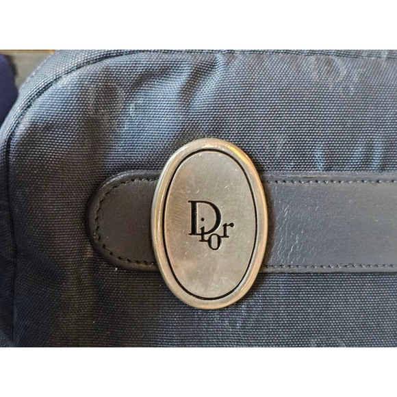 Christian Dior Vintage Navy Shoulder Bag w/Twilly & Insert Added - Picture 15 of 16